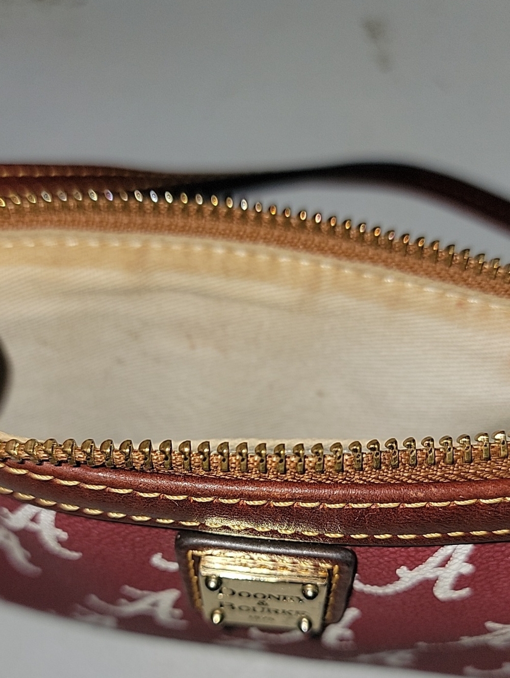 Dooney & Bourke Alabama Crimson Tide Wristlet - Picture 11 of 12